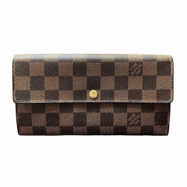 Louis Vuitton Damier Portefeuille Sarah N61734 Long Wallet Unisex