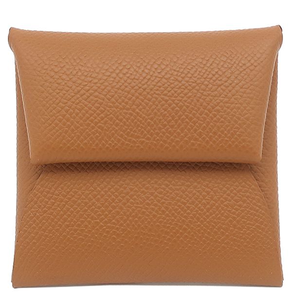 Hermes Coin Case Bastia Vaux Epson Gold Silver Hardware Never Used Brown