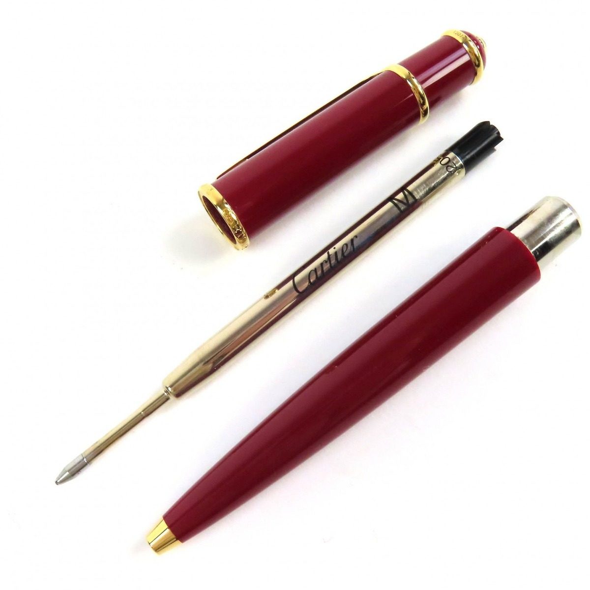 Cartier Diavolo de Twist Ballpoint Pen Gold Color Handwriting Confirmed — view 3
