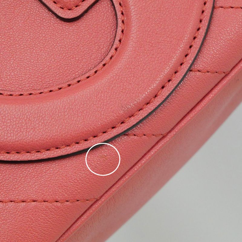 Gucci Blondie 2WAY Top Handle Bag Pink 744434 Leather Shoulder - Women's