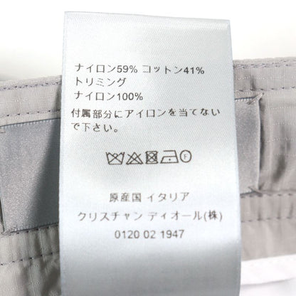 DIOR Homme 293c179b4717 Logo Patch Ripstop Fabric Buckle Bermuda Half Pants