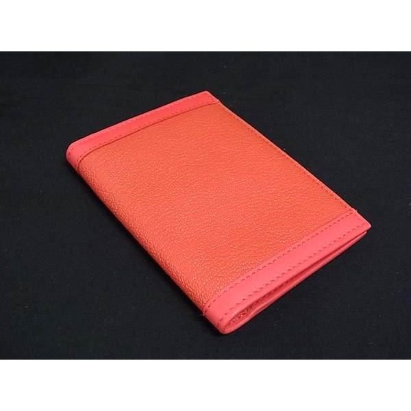 Bvlgari Doppiotondo Leather Card Case Pasque Holder Fixed Era Salmon Pink — view 2