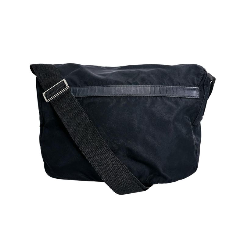 Prada Crossbody Body Bag Triangle Logo Shoulder Bag Prada Black