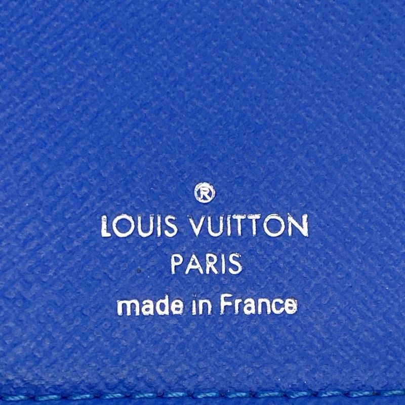 Louis Vuitton Taiga Portefeuille Blazer Long Wallet M63300 Noir Black Leather