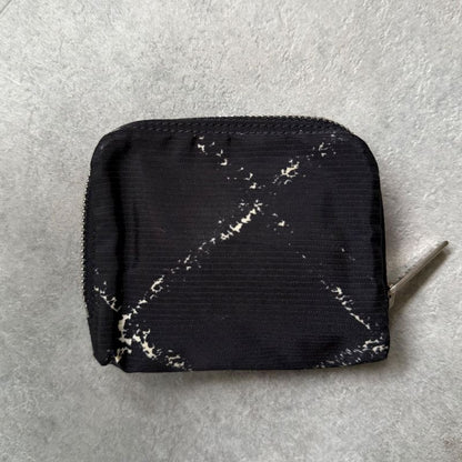 Chanel Old Travel Line Coin Case Mini Pouch Wallet Coco Mark Logo Black Nylon