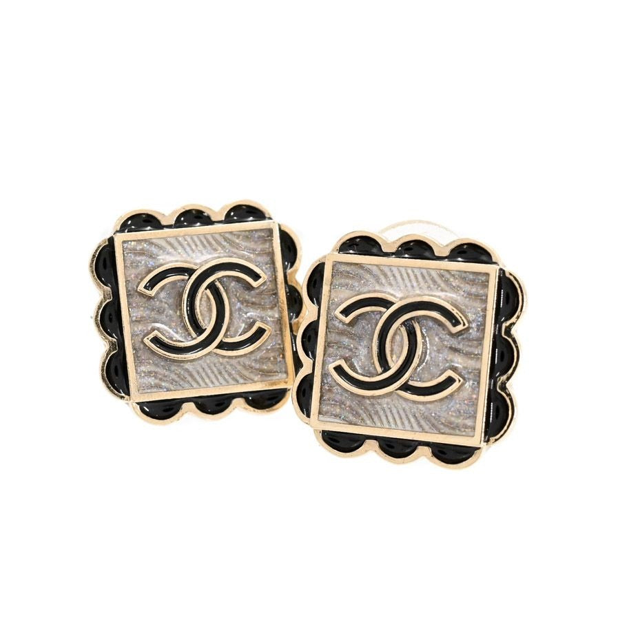 Chanel Earrings Black