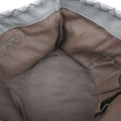 Gucci Shoulder Tote Bag Bamboo Tassel Leather Gray 38ka912