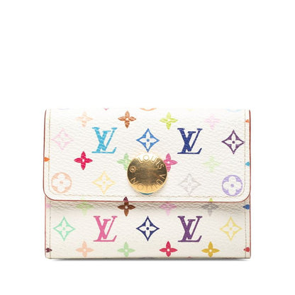 Louis Vuitton Monogram Multicolor Portmonnaie Cosy M60006 Bronze White PVC
