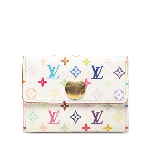 Louis Vuitton Monogram Multicolor Portmonnaie Cosy M60006 Bronze White PVC
