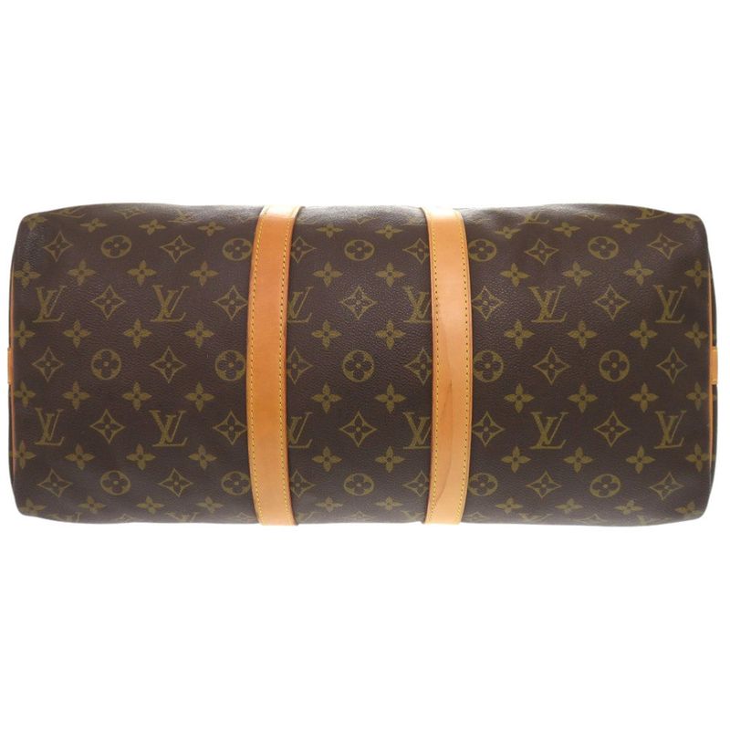 Louis Vuitton Keepall Bandoliere 45 Monogram M41418 Boston Bag LV 1202 Louis