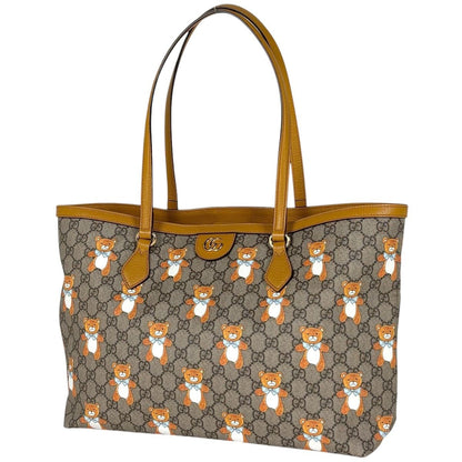 Gucci GG Pattern Large Tote Double Teddy Bear Exo Kai Supreme