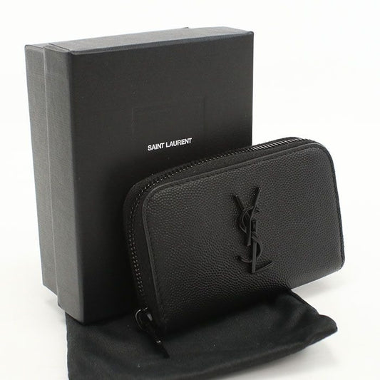 Saint Laurent Coin Case YSL Logo Purse