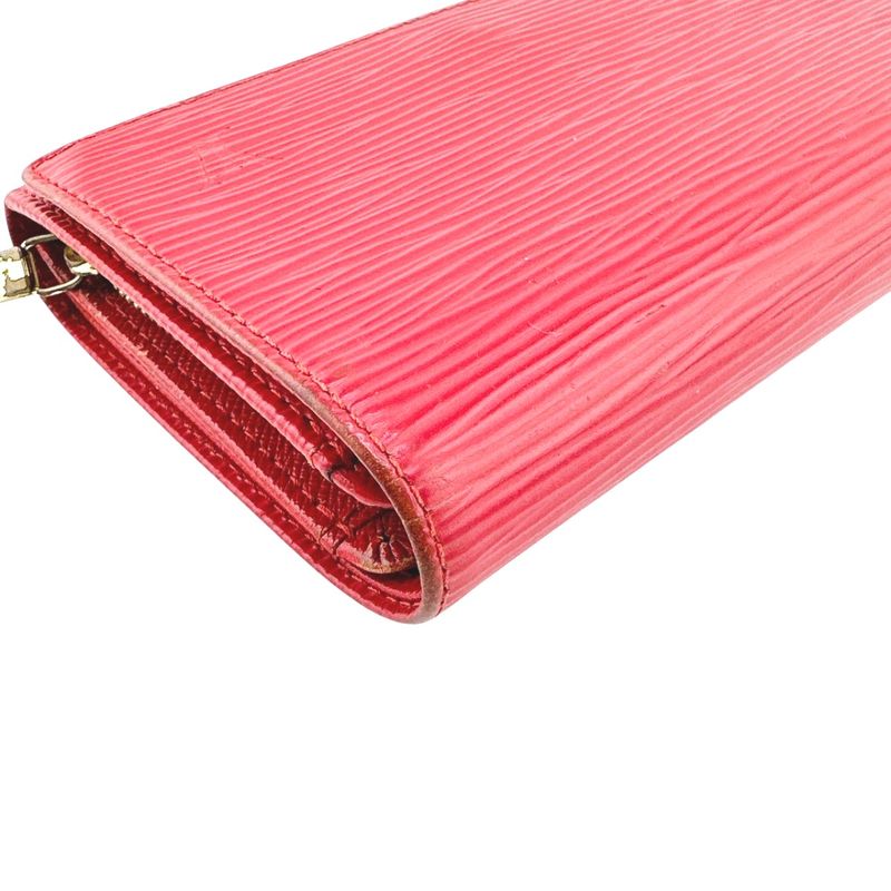 Louis Vuitton M63507 Epi Wallet Porte Monnaie Vie Trésor Bifold Wallet Louis