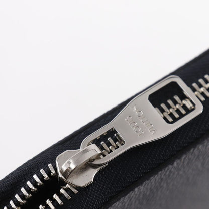 Louis Vuitton Zippy Organizer Travel Case N60111 Damier Graphite Canvas Black
