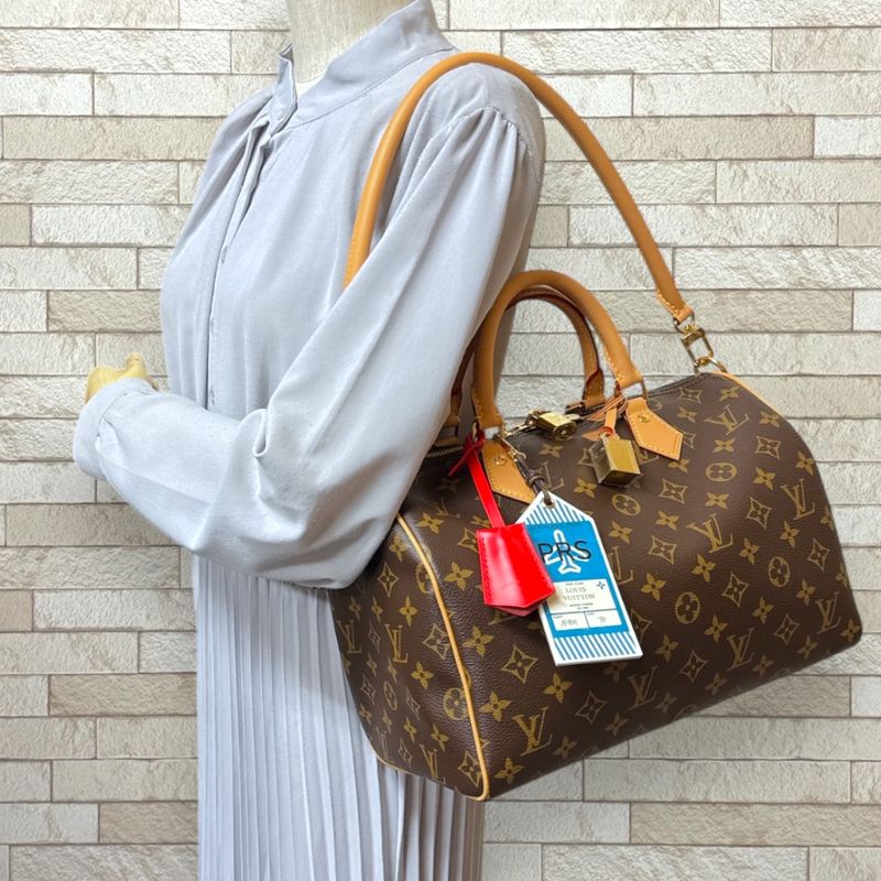 Louis Vuitton Speedy 30bandouliere Soft Monogram Shoulder Bag Monogram Canvas