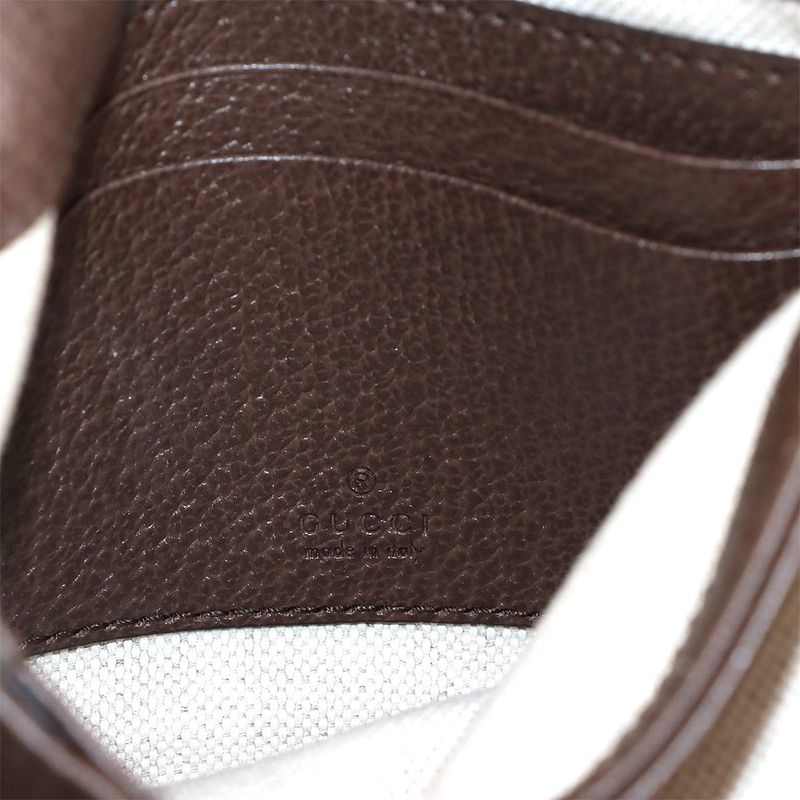 Exhibit Gucci Blondi GG Supreme Belt Bag Waist Pouch Leather Beige Brown 703807