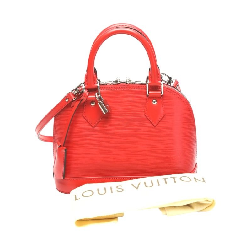Louis Vuitton Epi Shoulder Bag Nano Alma Red