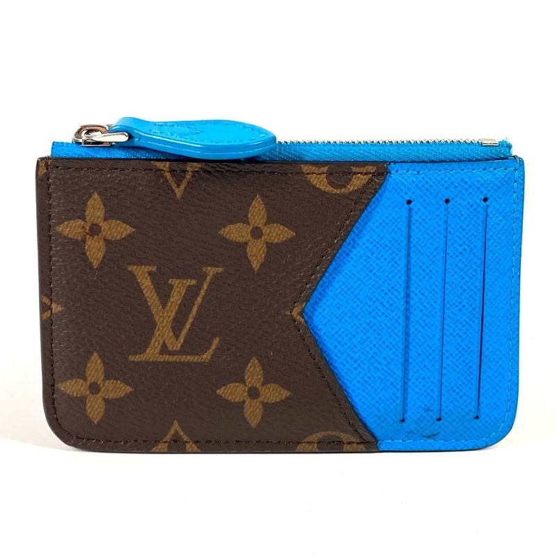 Louis Vuitton Coin Case Porte Carte Romie M12382 Monogram Canvas Blue