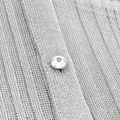 Gucci Cardigan Crystal Button S Size Silver - 765717 Long Sleeve