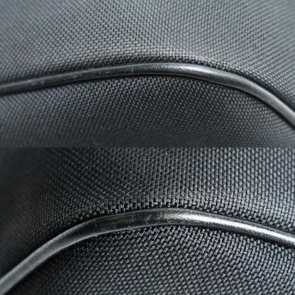 Prada Logo Jacquard Ribbon 2way Shoulder Bag Black 1bh038 Ladies Preowned