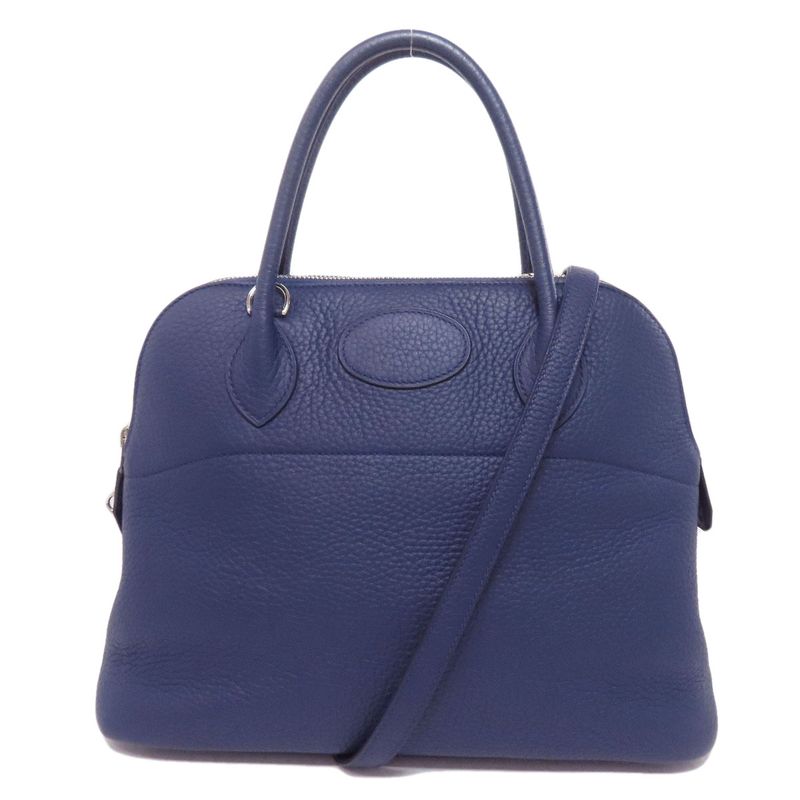 Hermes Bolide 31 Silver Hardware Handbag Taurillon Women