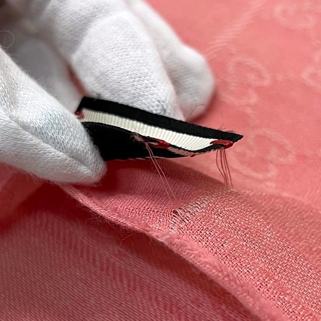 Gucci Shawl Pink 508027 411177 Cleaned Excellent Condition