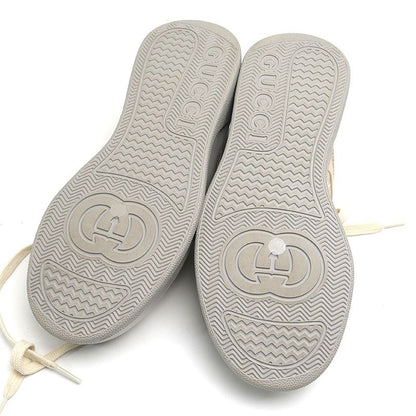 Gucci Low Cut Sneakers 700775 37.5 GG Supreme Beige