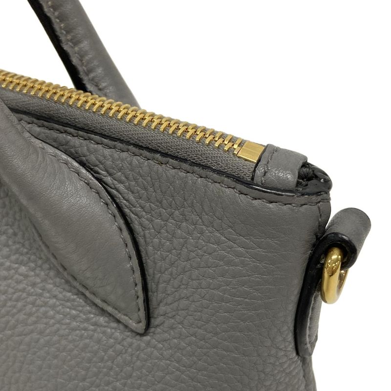 Prada Handbag - 1ba111 Dark Grey Leather