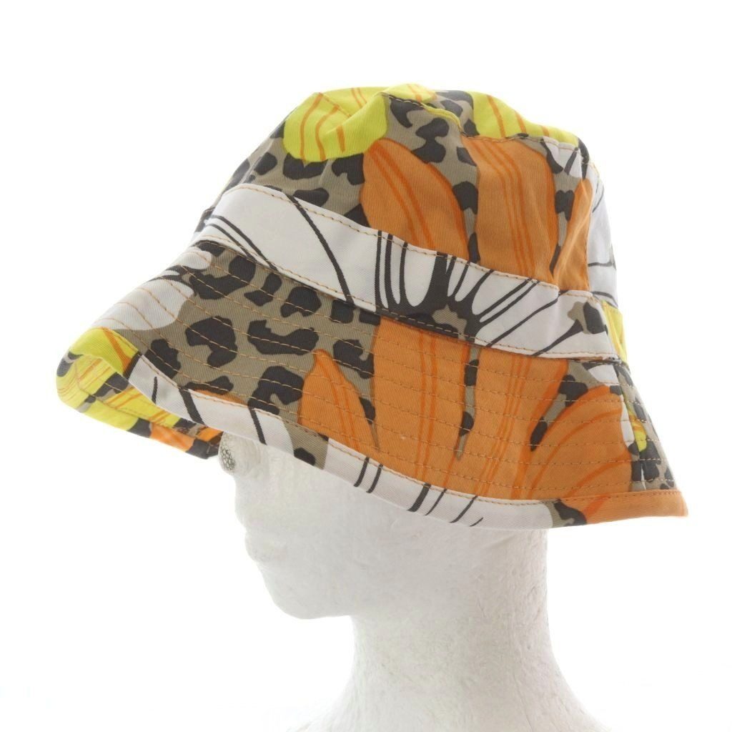 Dolce & Gabbana Hat Bucket Hat Leopard Floral Pattern Multicolor