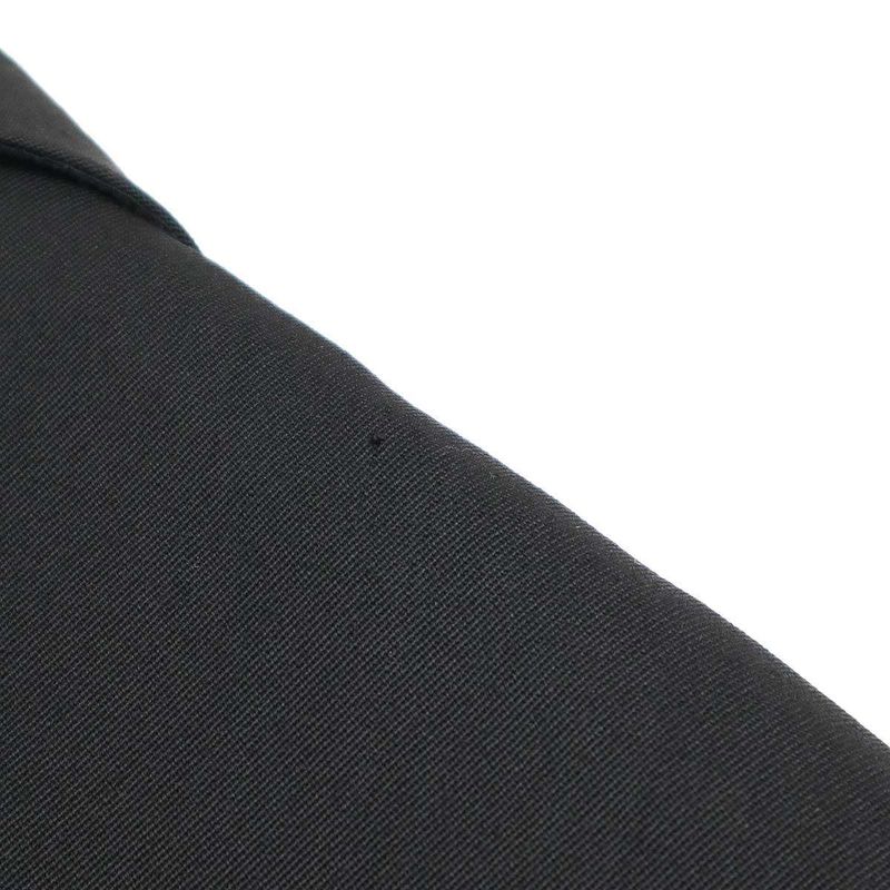 Dior Homme Dior Homme 2002aw Reflection Leather Trimmed Wool Long Jacket