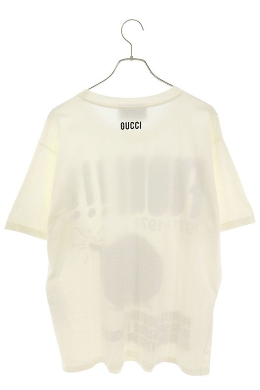 Gucci 616036 Xjffo Front Print T-shirt Men's L