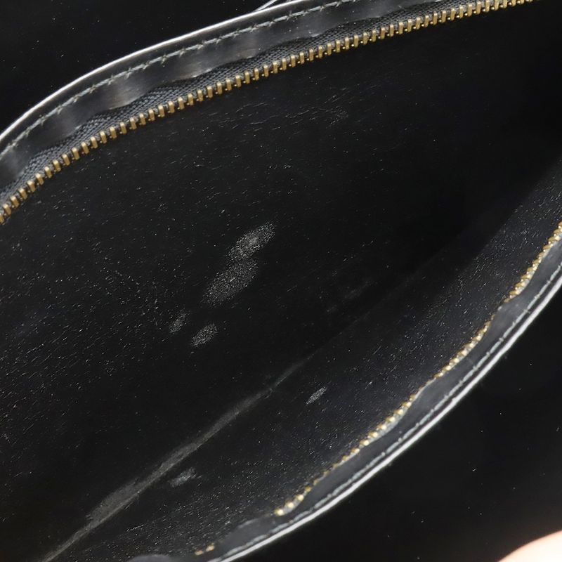 Louis Vuitton Epi Capuchin Shoulder Bag Crossbody Noir Black Gold Hardware