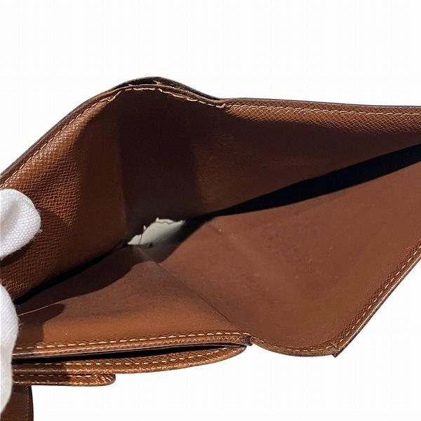 Louis Vuitton Monogram Porte Trésor Etui Chequier M61200 Trifold Wallet Unisex