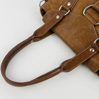 Miu Miu Miu Shoulder Bag Brown Leather Vintage — view 13