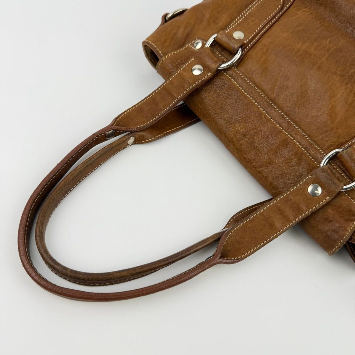 Miu Miu Miu Shoulder Bag Brown Leather Vintage — view 14