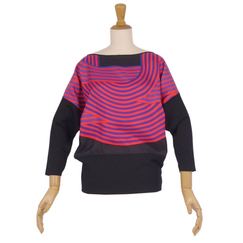 Hermes Knit Sweater Pullover Silk Switch T