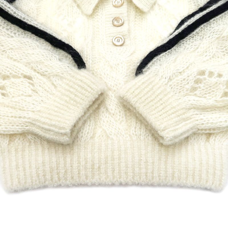Gucci Adidas Collaboration Mohair Knit S Off-white 717297 Inner
