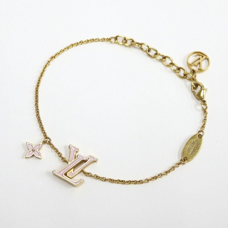 Louis Vuitton Bracelet LV Iconic Gold Plated Pale Pink