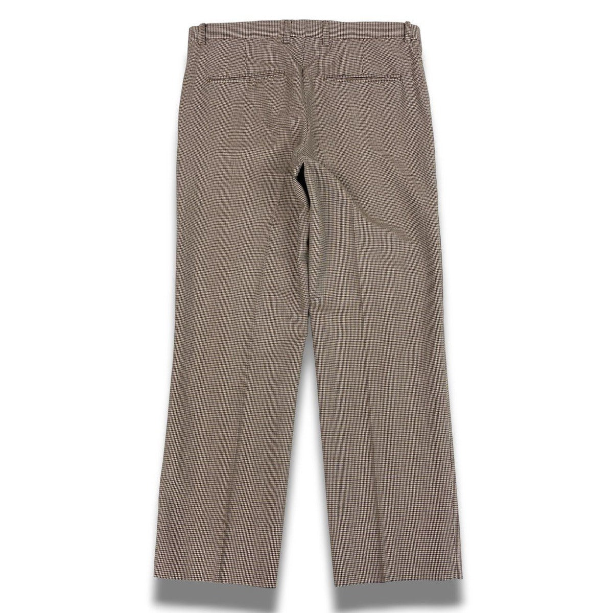 Gucci Ec2 Recent Houndstooth Trousers Pants 48 Brown Wool — view 3