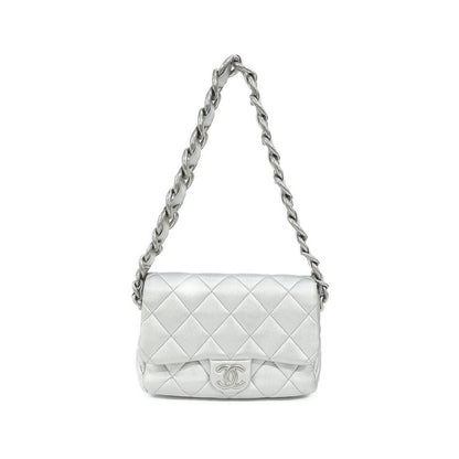 Chanel Shoulder Bag Silver