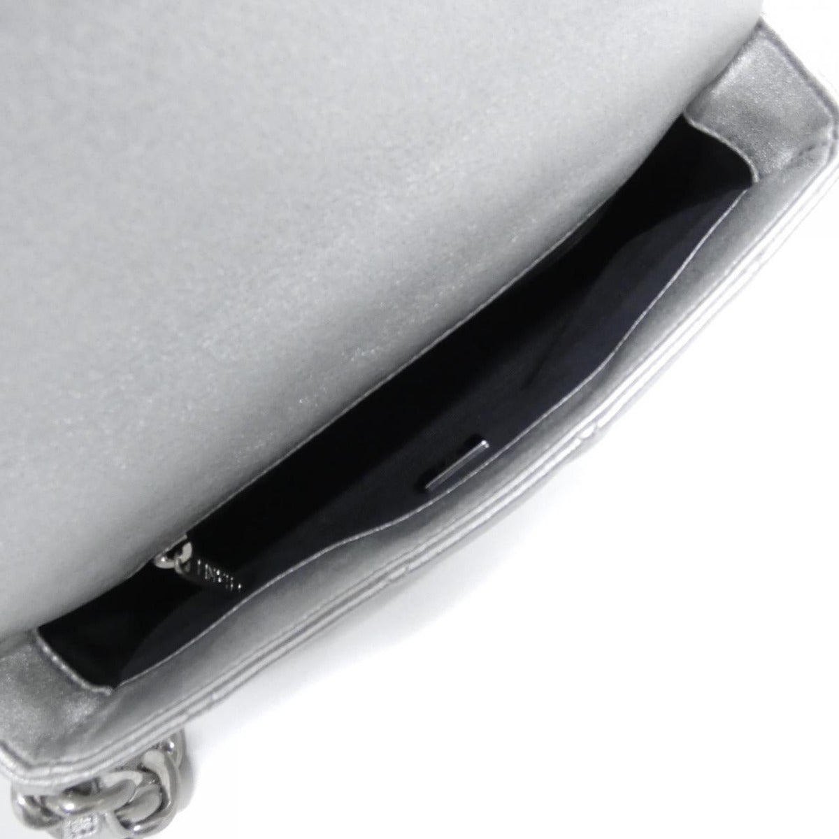 Chanel Shoulder Bag Silver — view 7