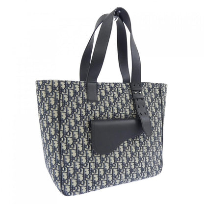 Dior Saddle Tote Black Navy Beige — view 2