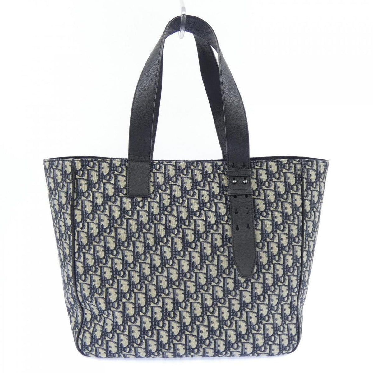 Dior Saddle Tote Black Navy Beige — view 3