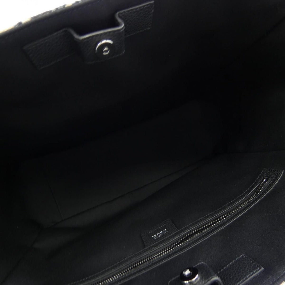Dior Saddle Tote Black Navy Beige — view 6