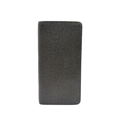 Louis Vuitton Portefeuille Brazza Taiga Boreal Leather Dark Navy Bifold Wallet