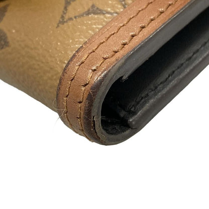 Louis Vuitton Trifold Wallet Monogram Reverse Portefeuille Dauphine Compact