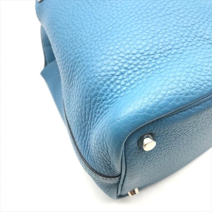 Hermes Picotin Blue Jean Hand Bag Leatheed Bag Jeans