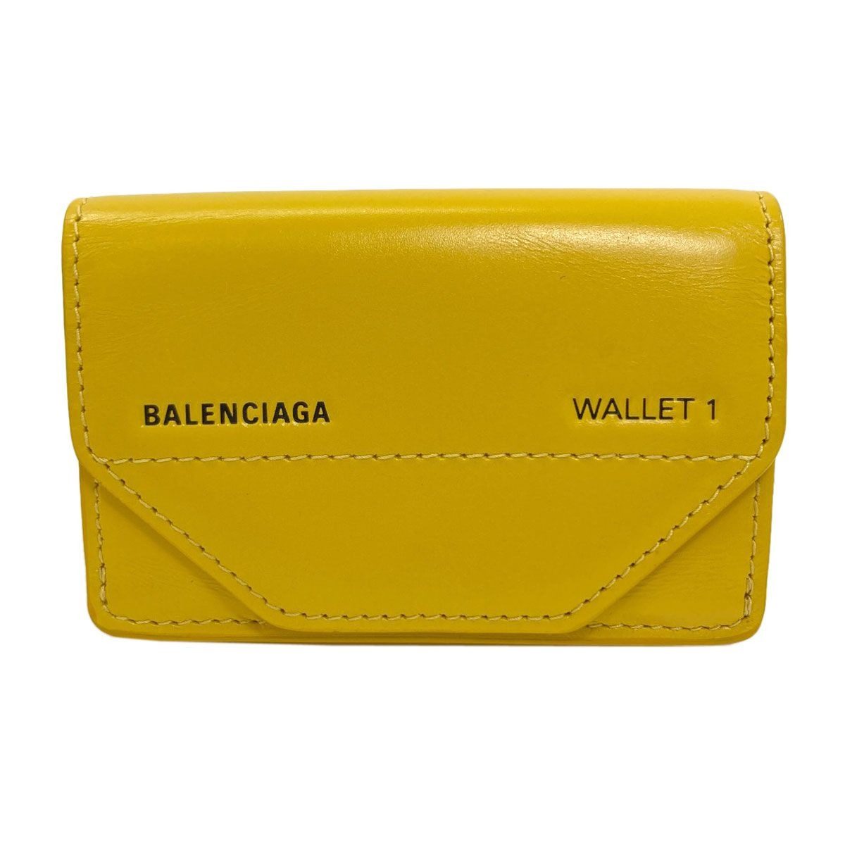 Balenciaga Trifold Wallet Bifold Leather