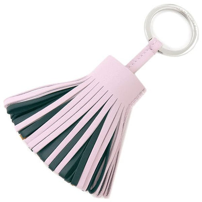 Hermes Key Ring Carmen Tricolor Lamb Skin Mauve Pale Veil Chypre Sesame