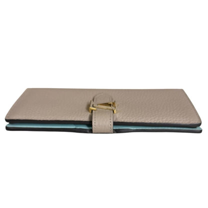 Louis Vuitton Vertical Wallet Taurillon Leather Beige Gale — view 3